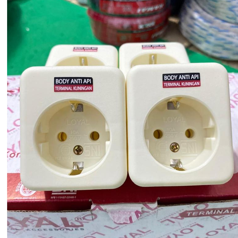 STOP KONTAK LOYAL ARDE + LAMPU LED 1L TANPA KABEL /LOYAL STOP KONTAK ARDE + LAMPU LED