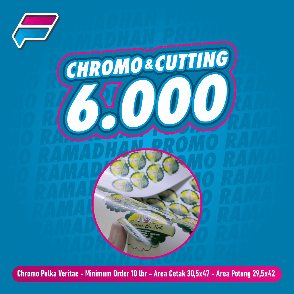 

PROMO RAMADHAN - Sticker Chromo / Sticker Bontax / Stiker Cetak Potong / Kiss Cut