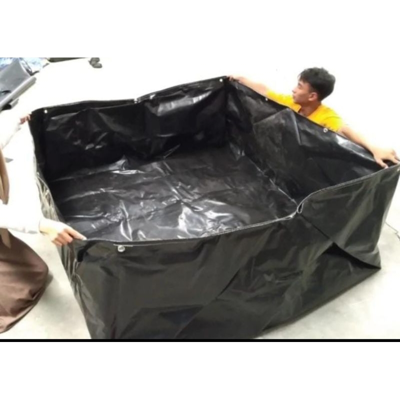 Terpal HDPE GEOMEMBRAN 500 MICRON/ 0.5MICRON UK NETT 3X6X2