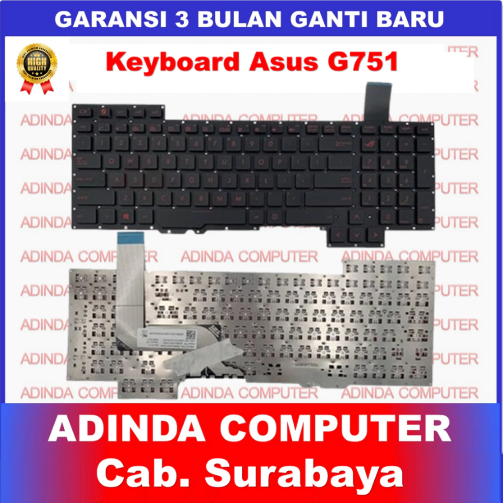 Keyboard Asus ROG G751 G751J G751JL G751JM G751JT