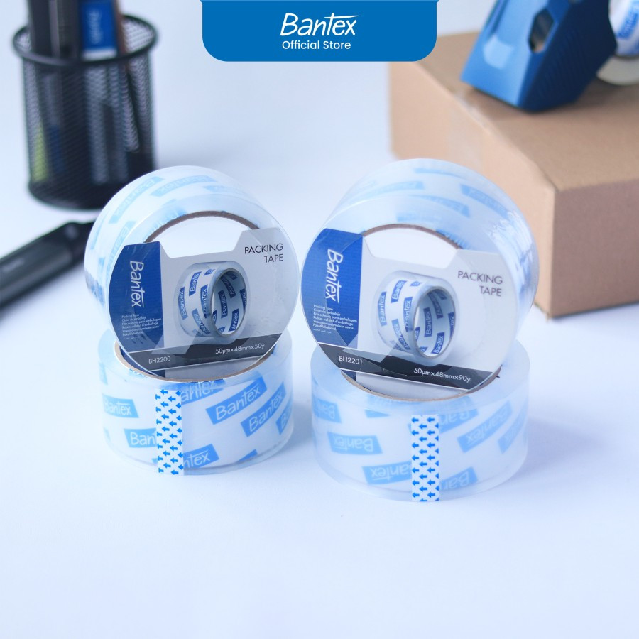 

Bantex Lakban Bening / Packing Tape Transparan 48 mm Kualitas Terbaik ( # BH220....)