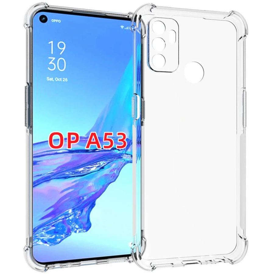 OPPO A53 / A53S CASE ANTI CRACK TRANSPARENT AIRBAG (DENGAN BUMPER)