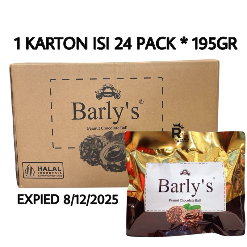 

1 KARTON BARLY’S PEANUT CHOCOLATE BALL 24PACK * 195GR