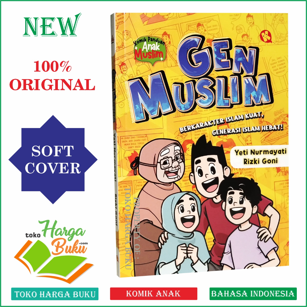 Komik Gen Muslim Berkarakter Islam Kuat Generasi Islam Hebat FULL COLOR Buku Komik Panduan Anak Muslim - Alkautsar Kids