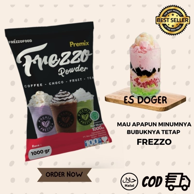 

BUBUK MINUMAN ES DOGER TERMURAH MERK FREZZO VARIAN RASA KEMASAN POLOS