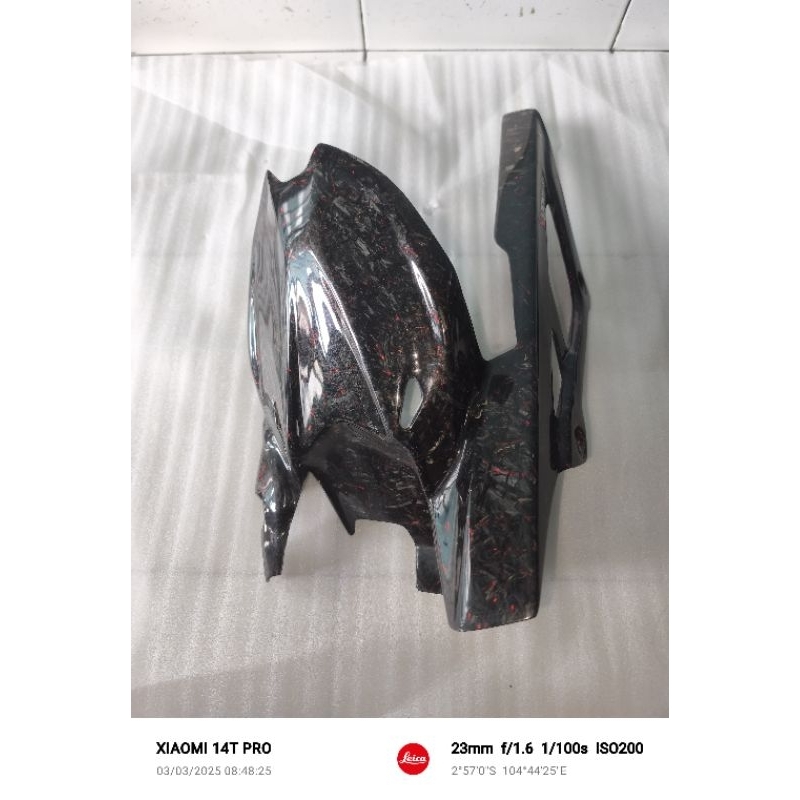 Hugger carbon forged merah zx25rr zx25r