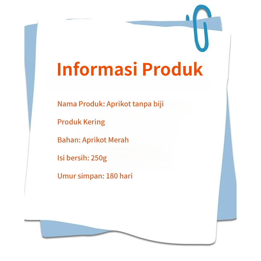 

Ay00! Diskon 55%Aprikot Merah Kering Aprikot Merah Tanpa Biji 250g/500g/Tiada Bahan Tambahan Aprikot