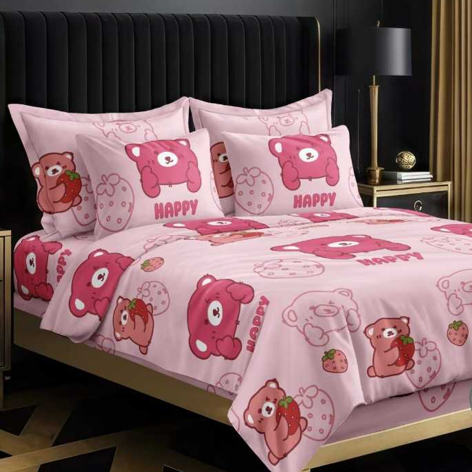 [BISA COD] LEWI SPREI SET SEPREI KARAKTER ANAK LUCU TINGGI 30CM  180X200 160X200 120X200