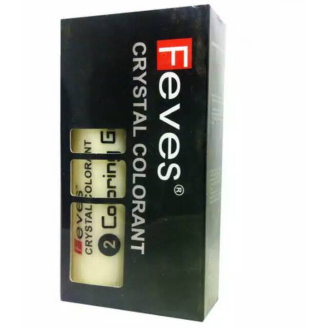Feves Toning Crystal Colorant 300ml Toning Pewarna Semir Rambut HItam