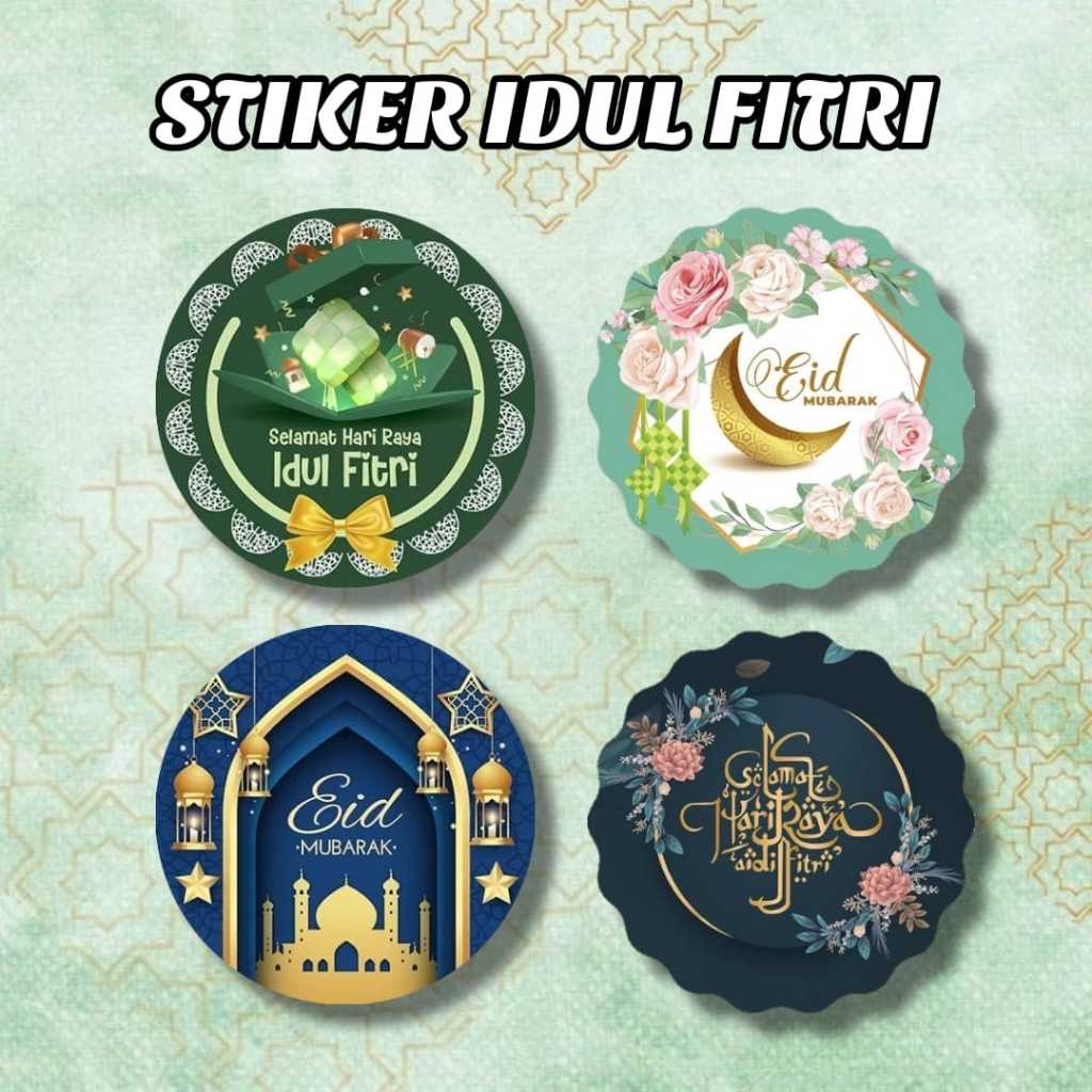 

Stiker Idul Fitri | Stiker Lebaran | Sticker Hampers | Stiker Segel Toples Kue