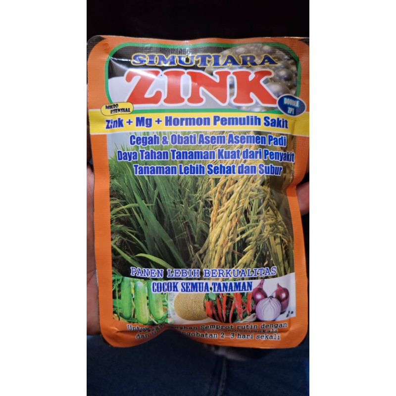 ZINK 150 GRAM Pupuk Si Mutiara Zink Nutrisi Pemulih Sakit Tanaman