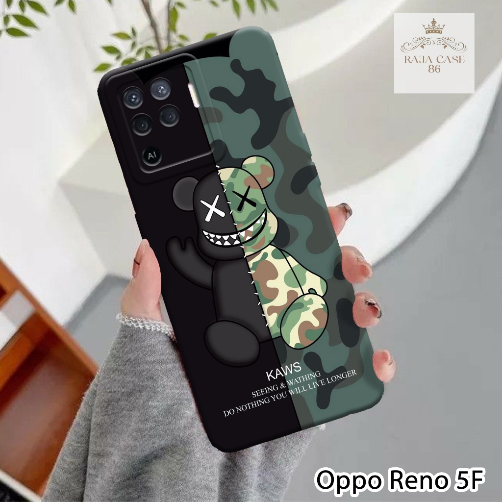 Softcase Oppo Reno 5F 4G - Rajacase - Case Oppo Reno 5F 4G - Motif Case Branded - Case Oppo Reno 5F 