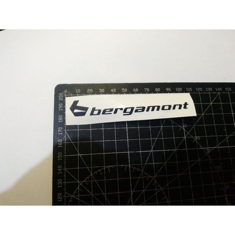 

stiker cutting bergamont
