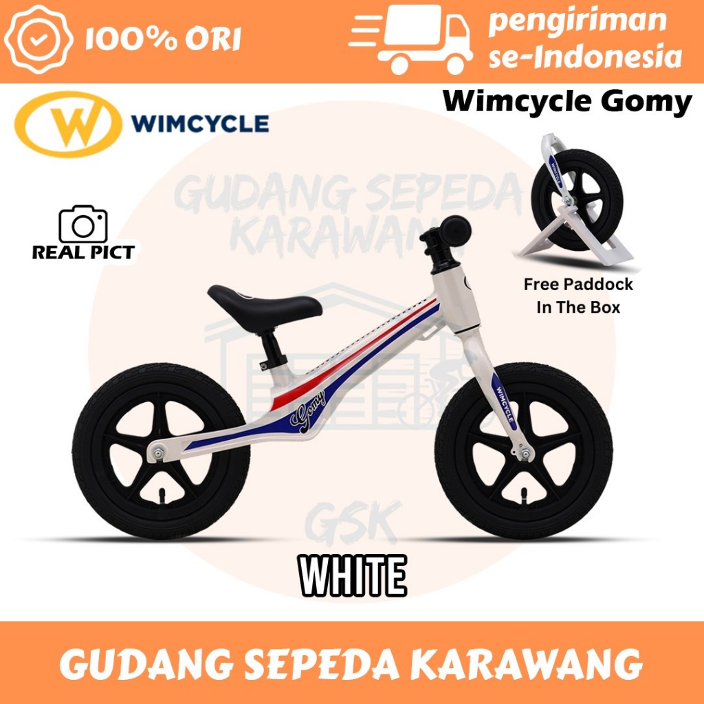 BALANCE BIKE PUSH BIKE WIMCYCLE GOMY