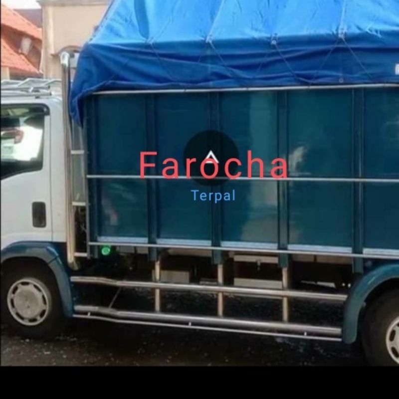 TERPAL TRUK BAHAN ORCID PVC semi karet UKuran 4x7.5