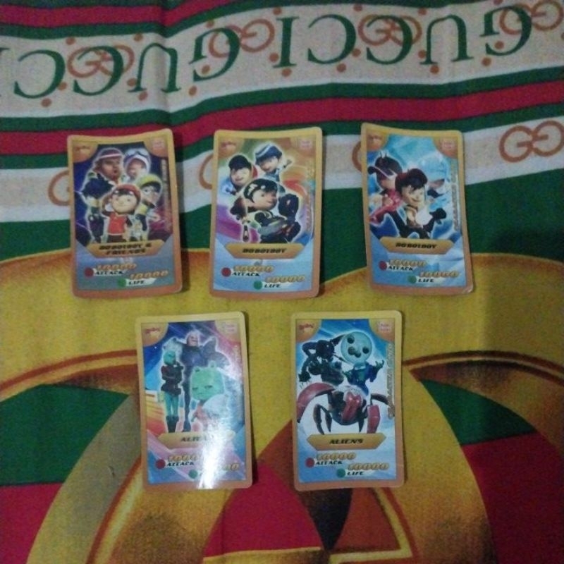 Kartu Choki-Choki BoBoiBoy : The Movie (2016) | "Special Yellow Character Card Edition"