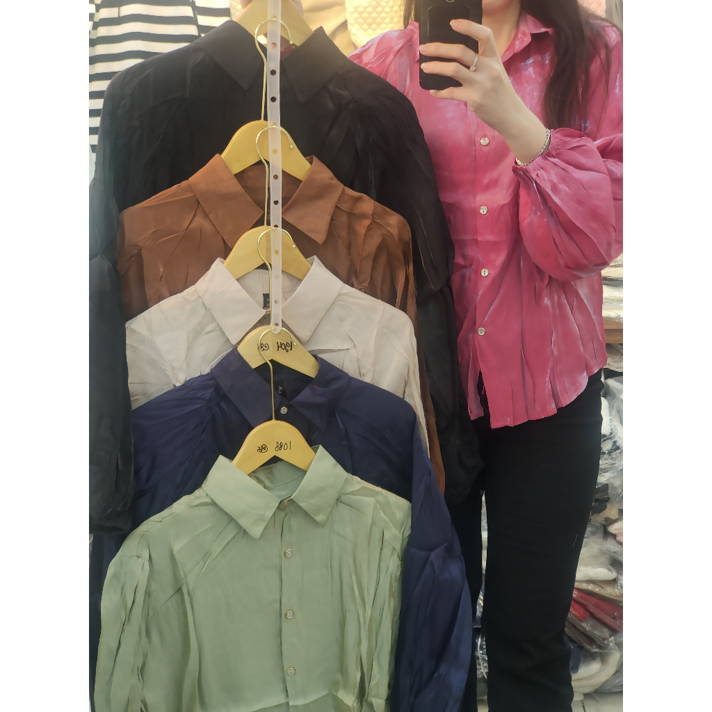 KEMEJA BANGKOK KATUN SILK PREMIUM IMPORT 4386