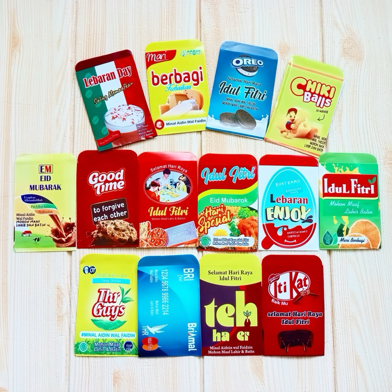 

(HARGA 1 pack = iSI 10 pcs ) Amplop lebaran motif Snack MINI / Amplop Kartun Lucu Lebaran / Amplop Snack Idul Fitri 2025 / Amplop Lebaran motif Kartun lucu / Amplop lebaran lotso ,kuromi, melody / Amplop motif Jajanan Sultan terbaru 2025 /
