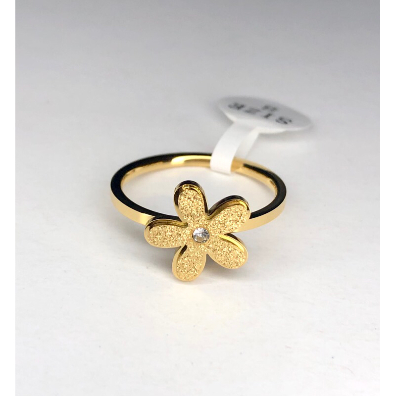 Endless Rich - Flora | Cincin Titanium Asli Anti Karat dan Anti Luntur • Cincin Titanium Asli 100% A