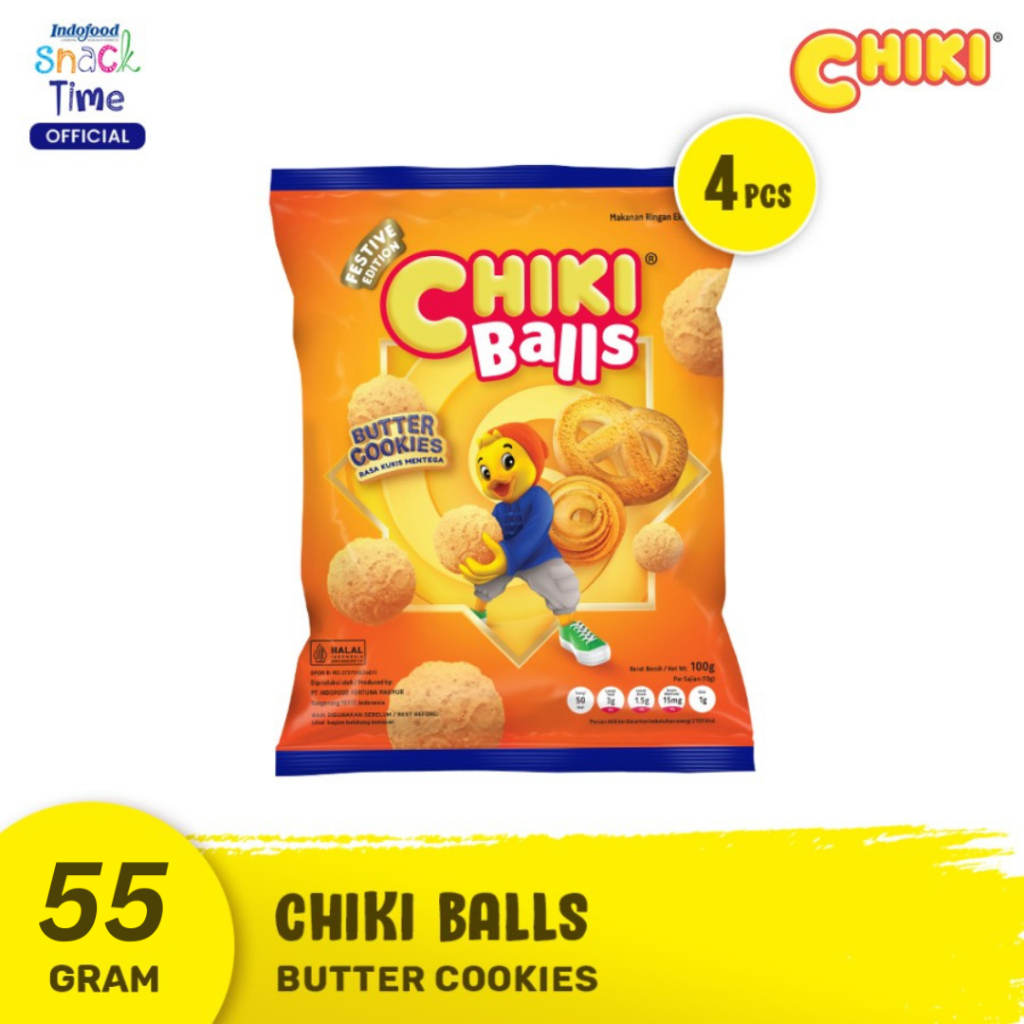 

Chiki Balls Butter Cookies 55 Gr - 4 Pcs