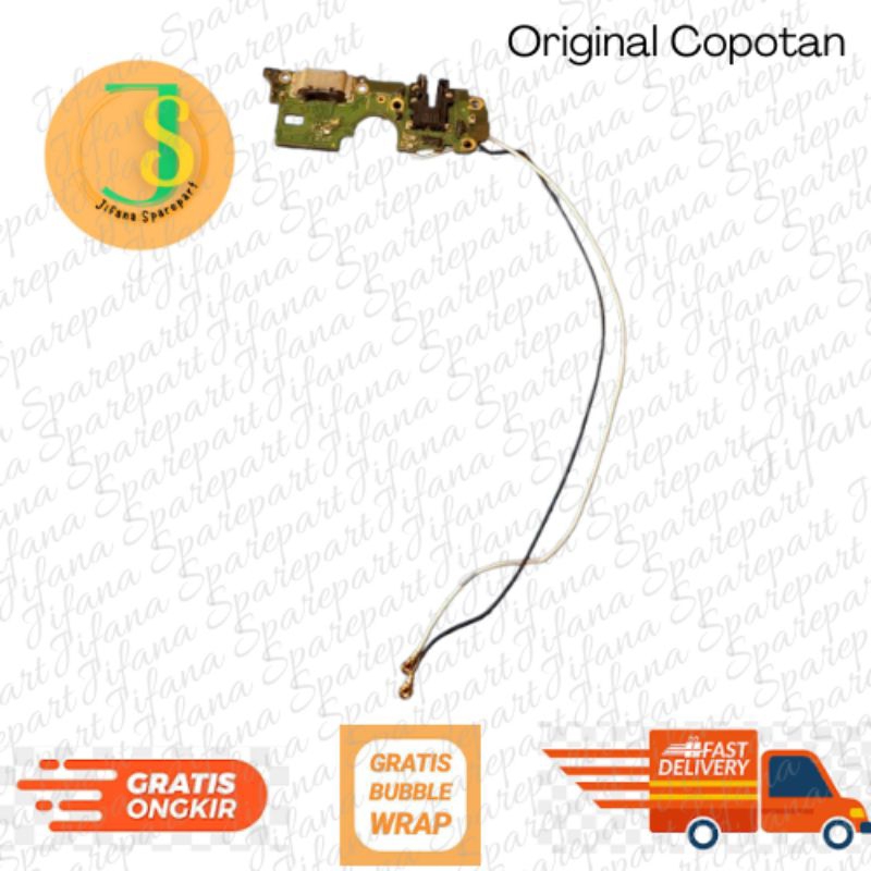 Konektor Charger + Antena Oppo A54 Original Copotan