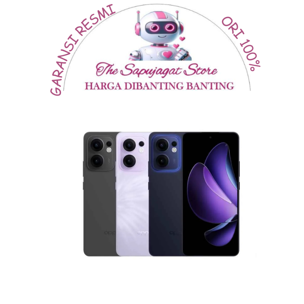 Oppo Reno 13F 5G 12/256 New Segel Box Garansi Promo Bandung