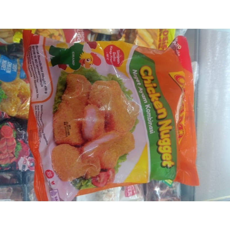 

champ nugget ayam/nugget chicken 450 gram