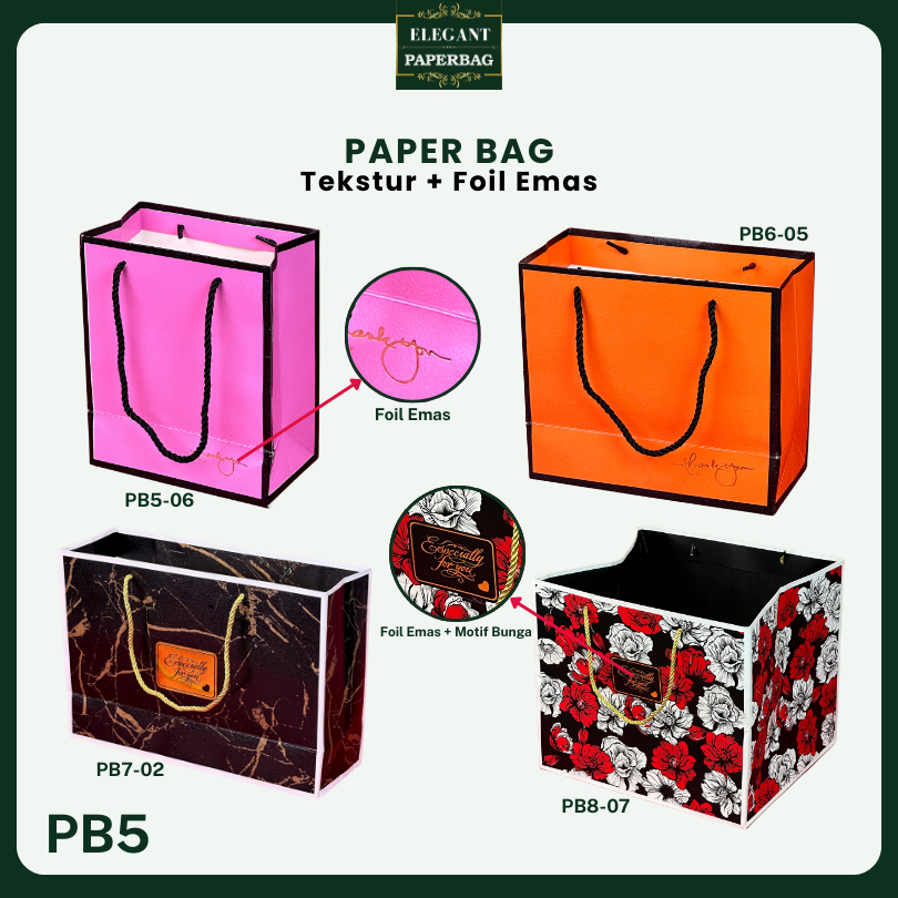 

Paper Bag Kado Aesthetic / Paper Bag Jumbo / Gift Bag / PB5