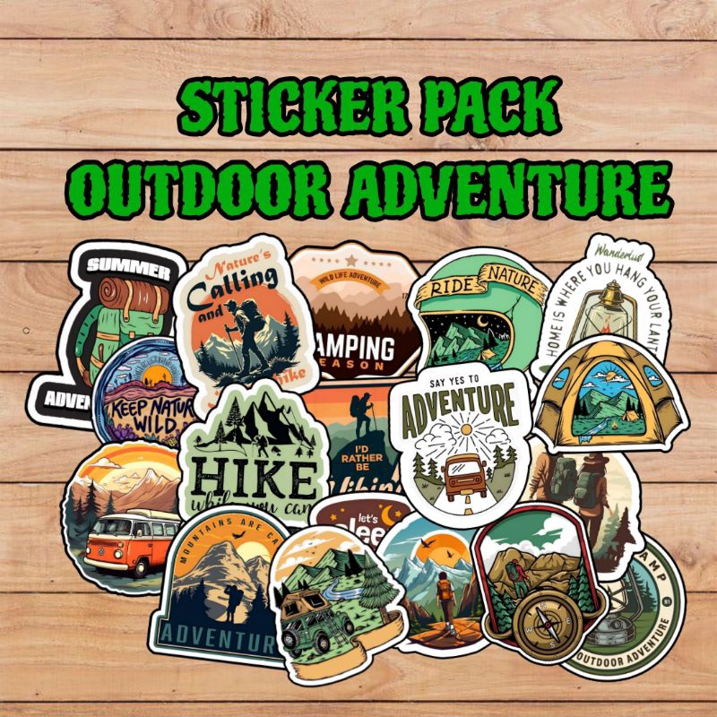 

Stiker pack adventure isi 40 pack
