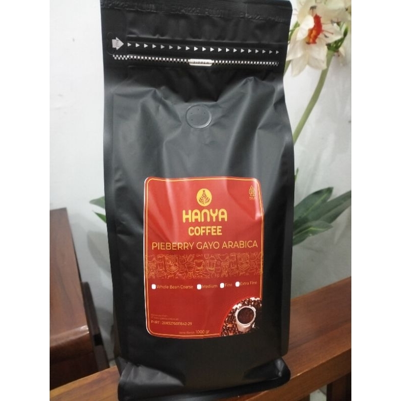 

KOPI ARABICA PEABERRY GAYO - 100 gr - Hanya Coffee