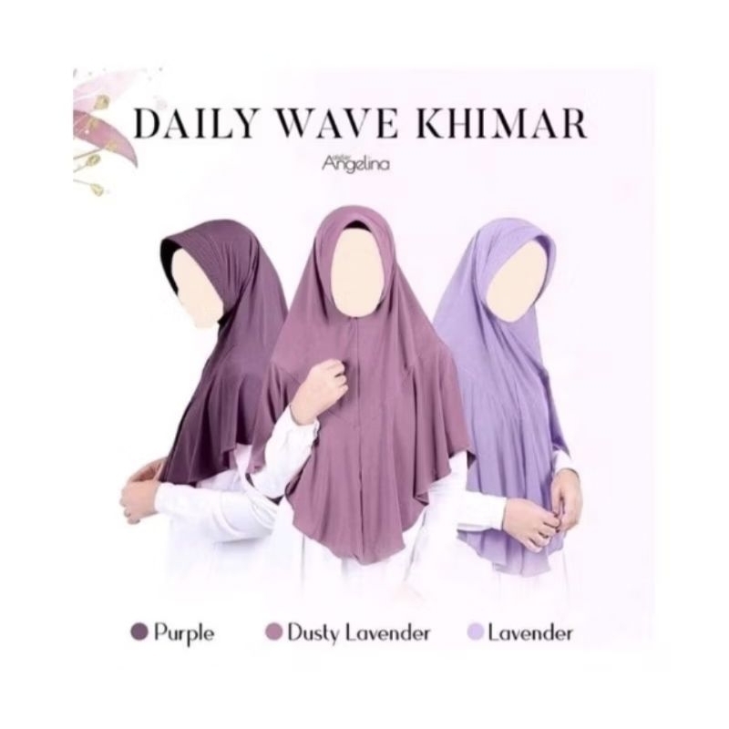 PRELOVED DAILY WAVE KHIMAR atelier angelina. navy size M