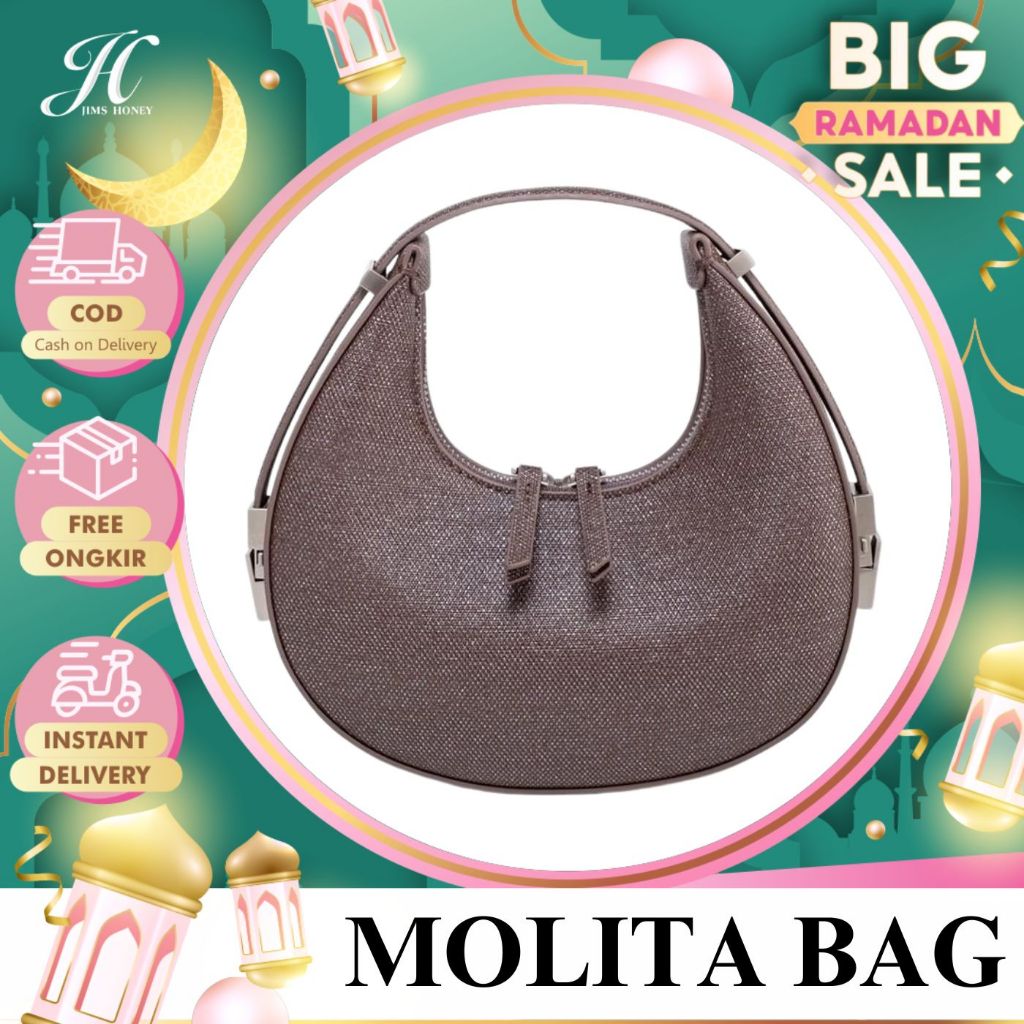 JIMS HONEY FOREVER Molita Bag Tas Selempang Wanita Kulit Elegan Terbaru Hobo 2025