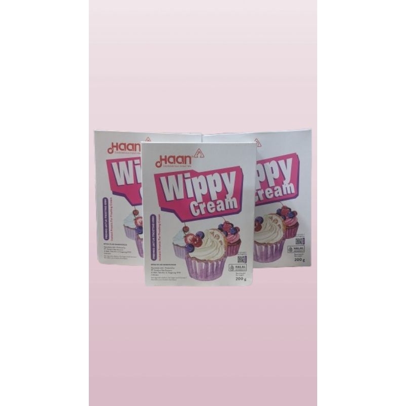 

WIPPY CREAM HAAN 200gram WHIPPING CREAM BUBUK