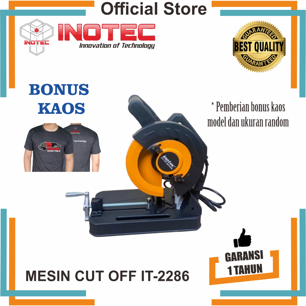 MESIN CUT OFF POTONG BESI 7 INCH 2286 INOTEC