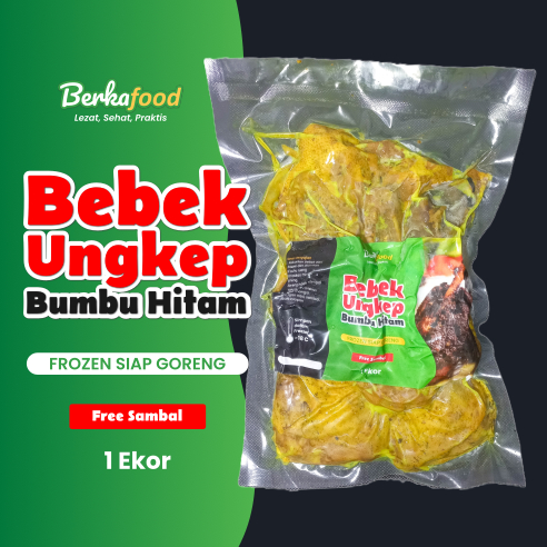 

Bebek Ungkep Bumbu Hitam Frozen Siap Goreng (1 Ekor)