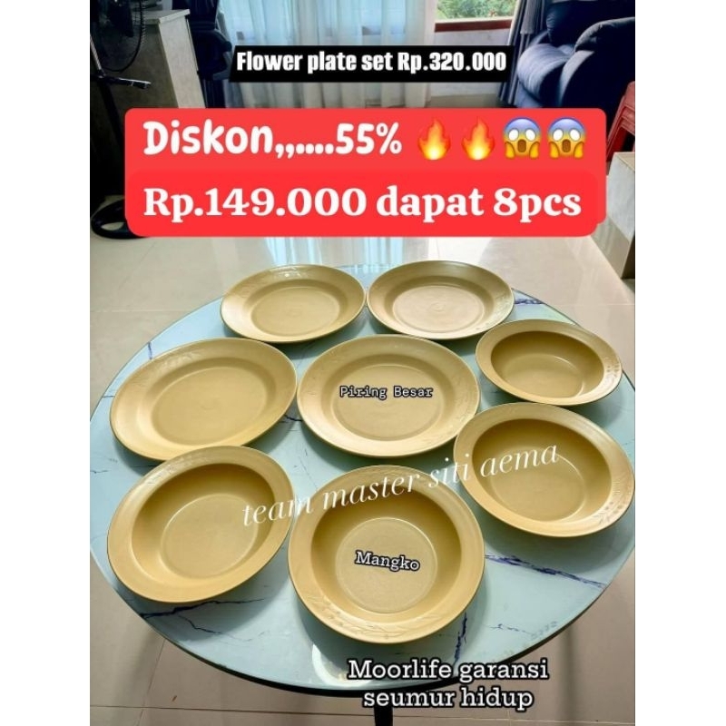 Flower set A piring coksu moorlife