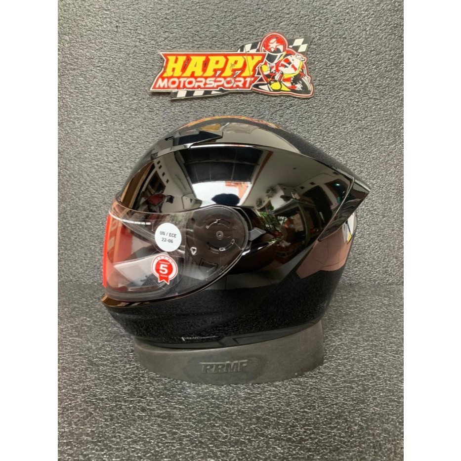 Helm Motor Nolan N606 Classic Glossy Black