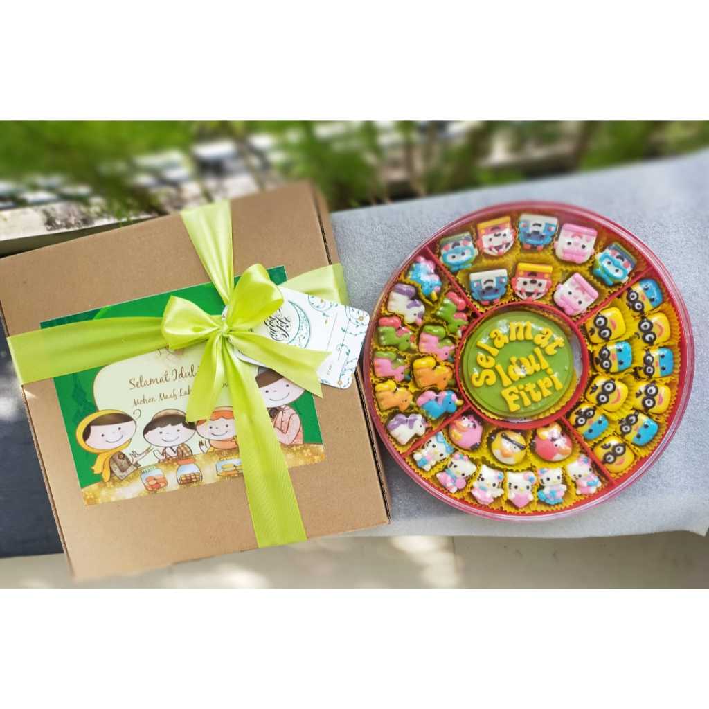 

.Candy Tray aneka karakter kartun ucapan lebaran idul fitri ( scp )