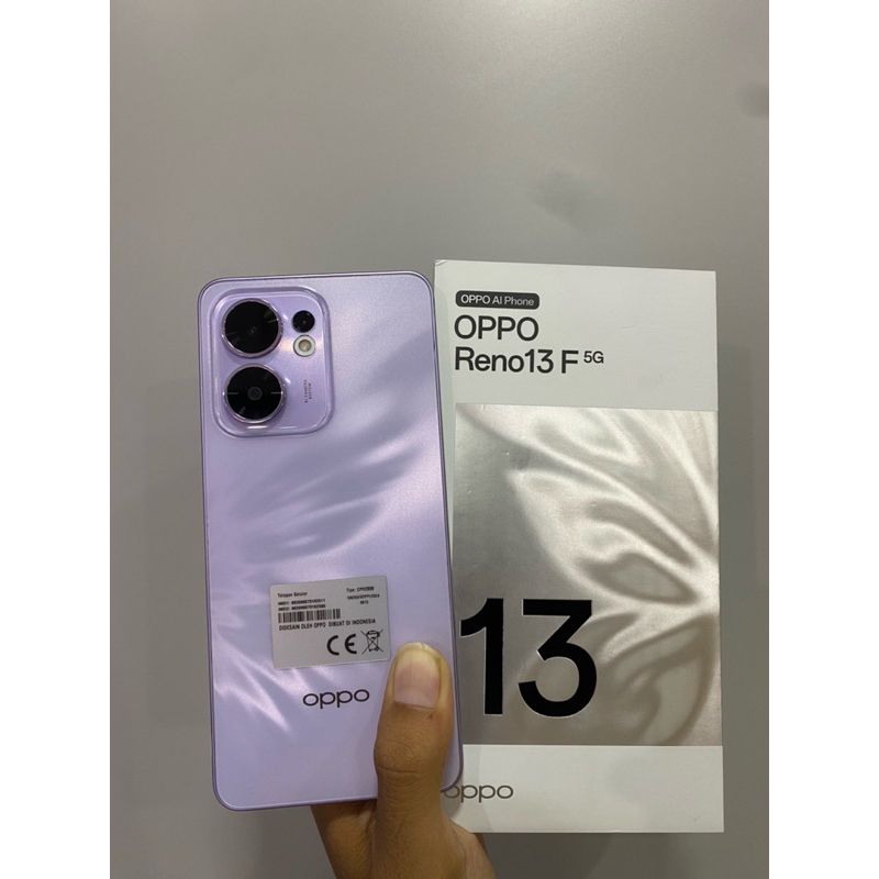 oppo reno 13F ram 12/256 second bekas mulus