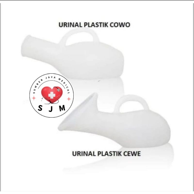 Pispot Cowok & Cewek Plastik / Urinal Cowo & Cewe Plastik