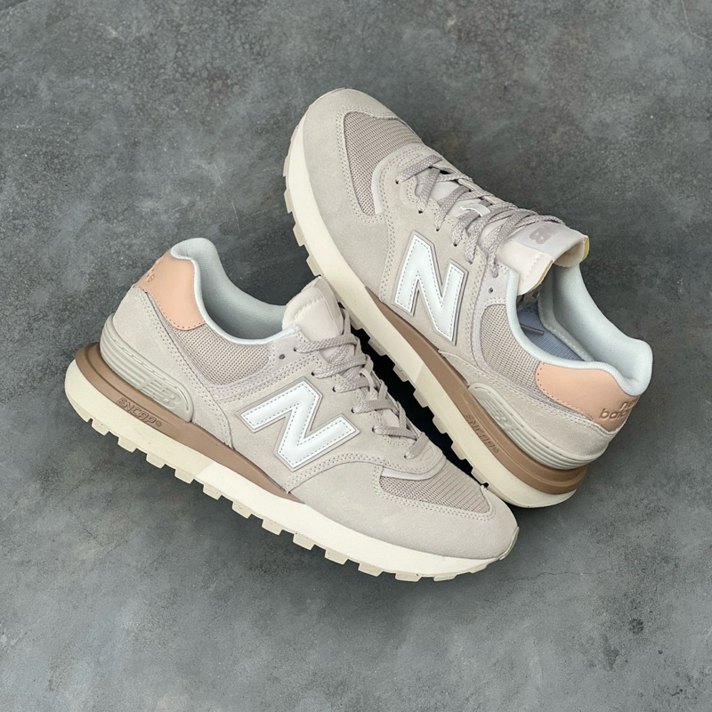 New Balance 574 Legacy Grey Beige White Original Resmi