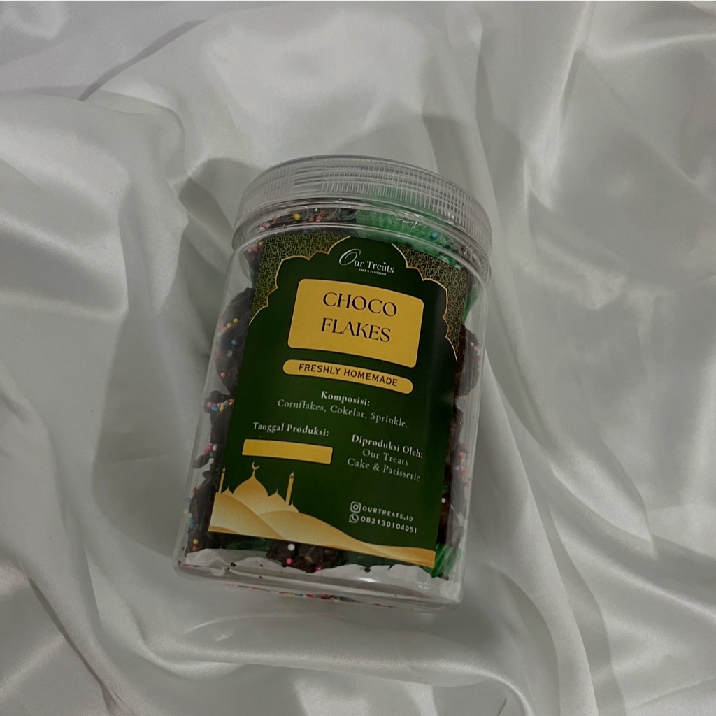 

CHOCOFLAKES SPECIAL IDUL FITRI [300 gr - 1 Toples] / Hampers Lebaran / Kue Kering / Kue Cokelat