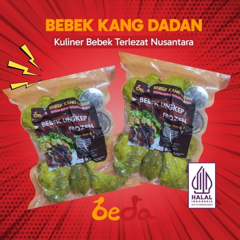 

Paket 2 Ekor Bebek Ungkep Frozen @800 g | Bebek Instan Siap Masak | Sambal Bawang Bebek Kang Dadan