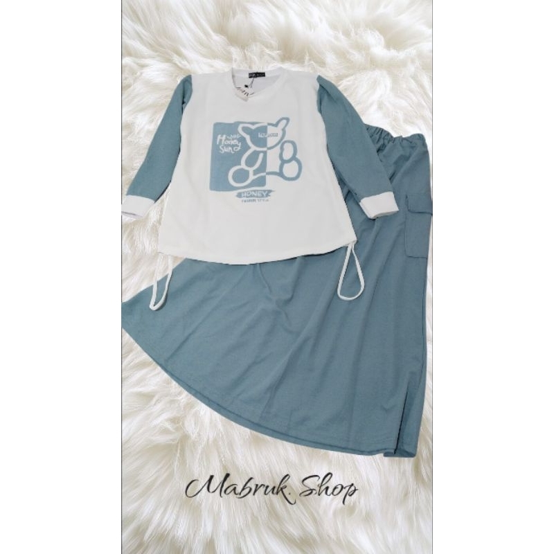 setrok - setelan rok - satu set rok dan atasan - baju dewasa wanita