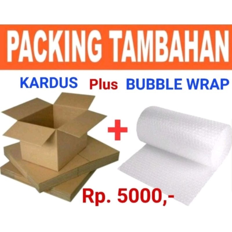 

EXTRA BUBBLE WRAP / PELINDUNG TAMBAHAN