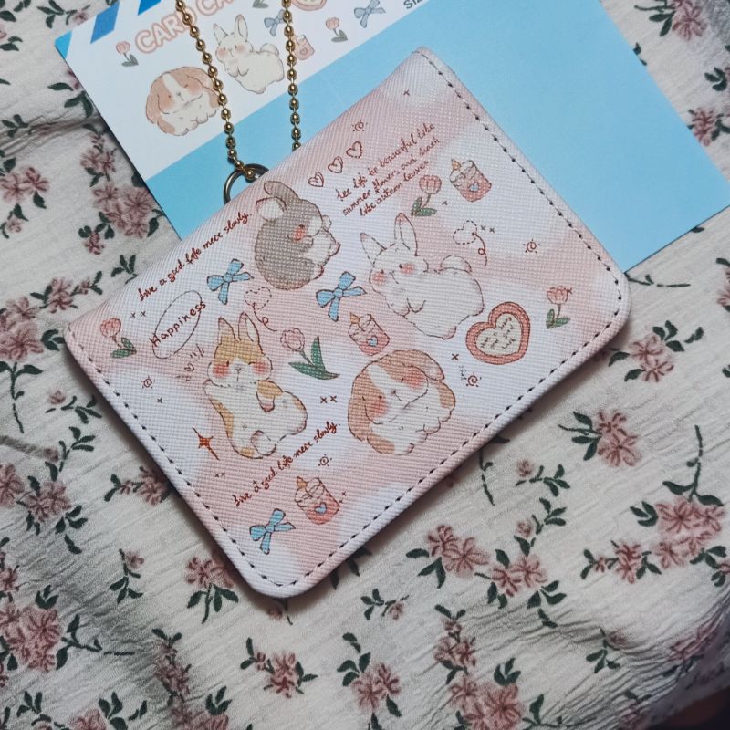 

(Card case rabbit) tempat kartu gambar kelinci [New]