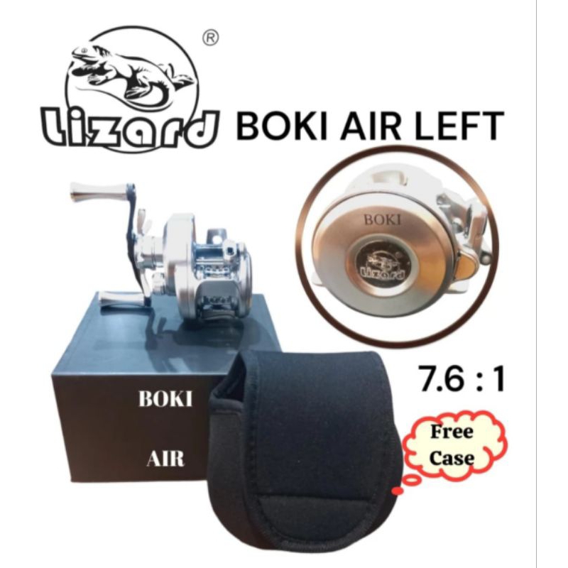 Reel BC Lizard Boki Air left handle