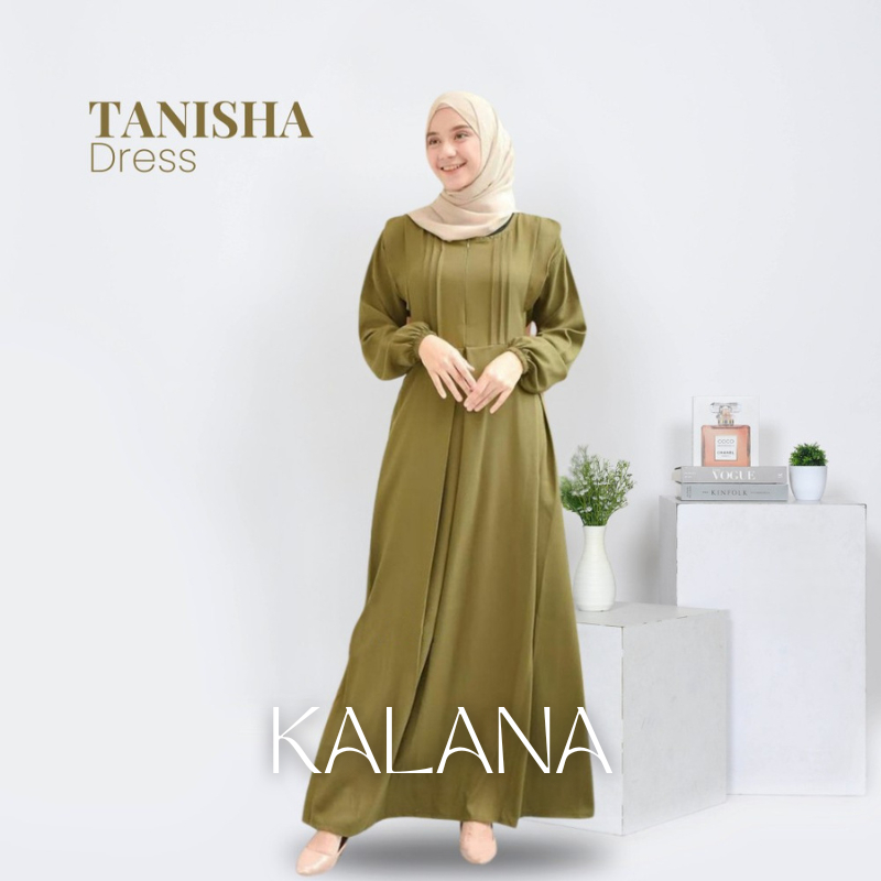 Gamis Wanita Simple Basic Daily Gamis Dress Wanita Remaja Dewasa Polos Terbaru