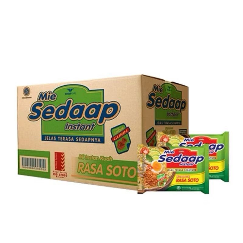 

Mie Sedaap Kuah Rasa Soto 1 Dus isi 40pcs