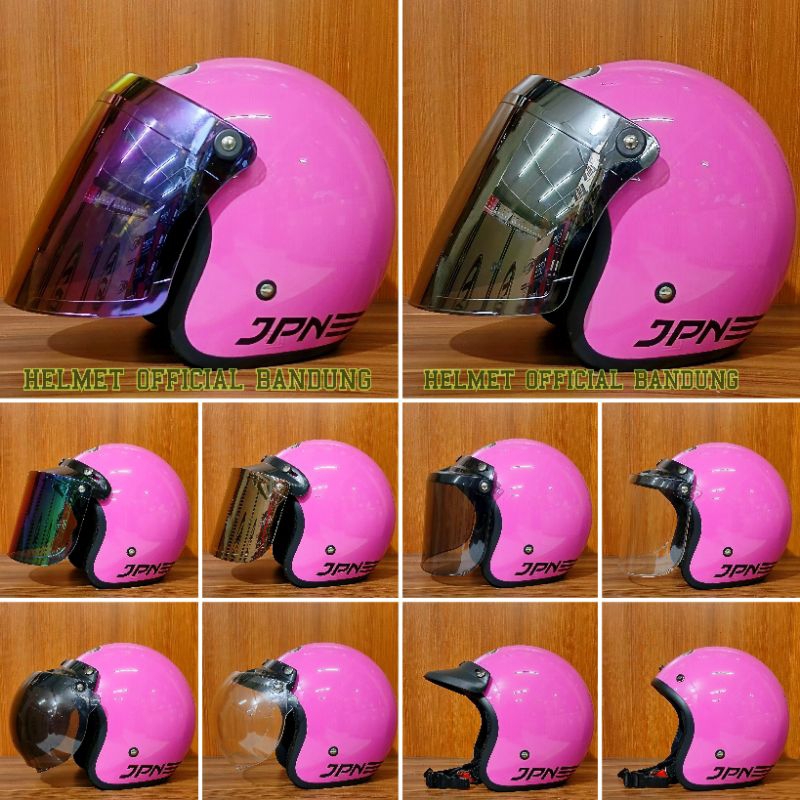 Helm Jpn Retro Pink Magenta Glos | Original jpn